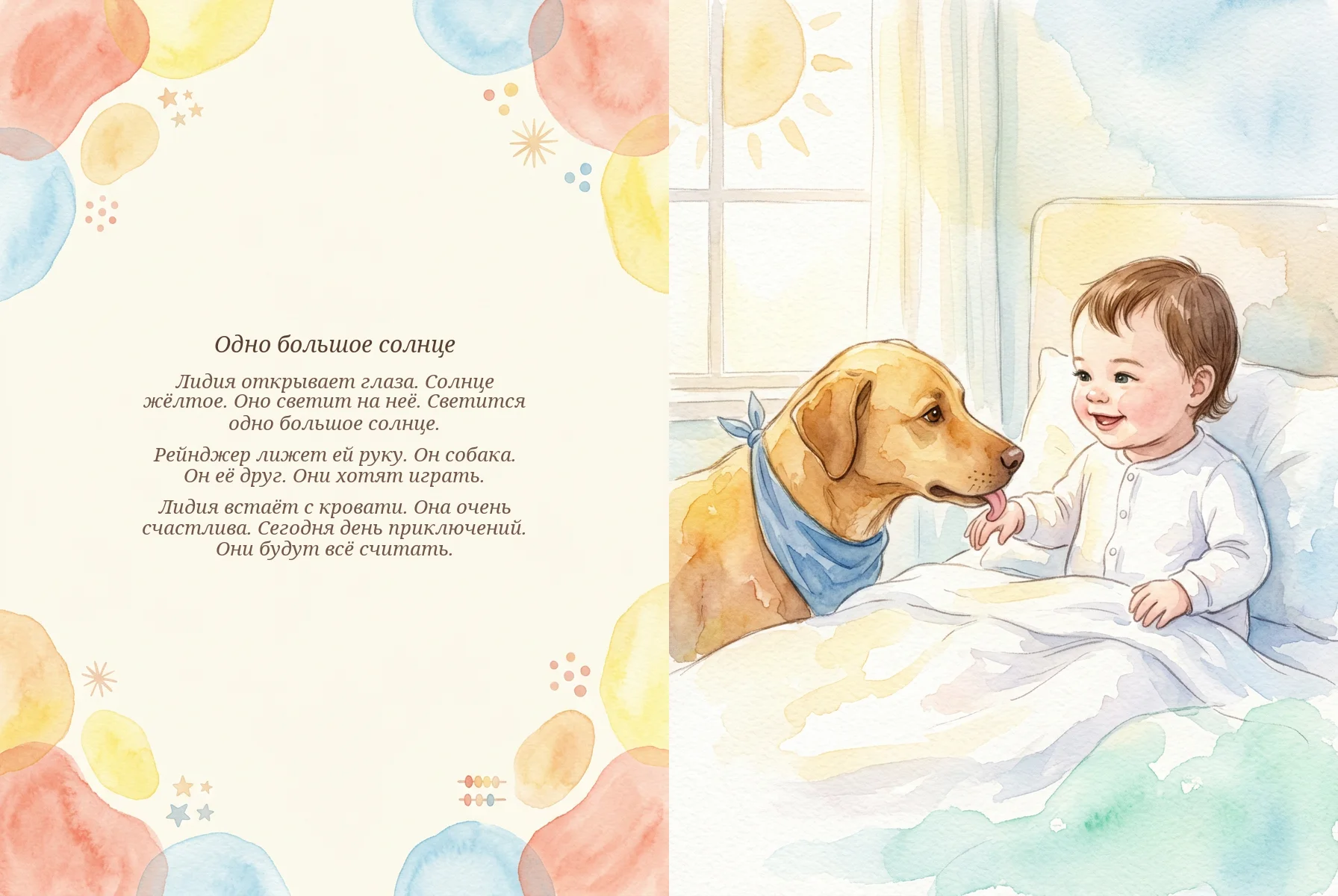 Внутренние развороты книги для мягкой адаптации